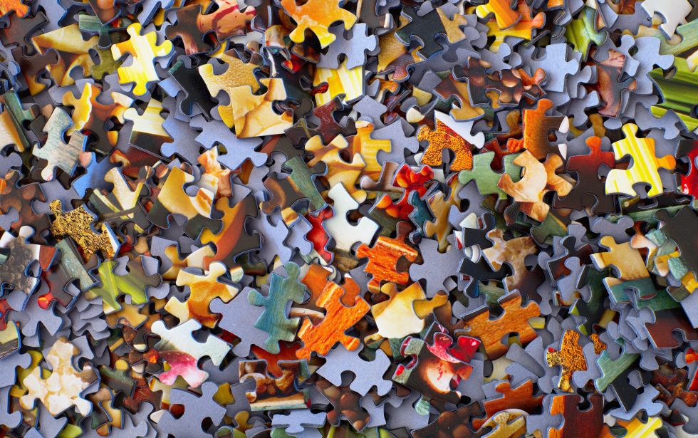 Puzzleteile Netzwerk Gesellschaft