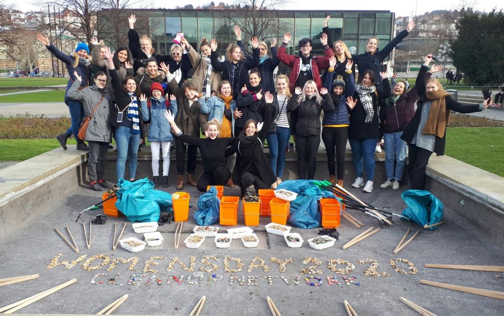 Gruppenbild vom Cleanup zum Weltfrauentag
